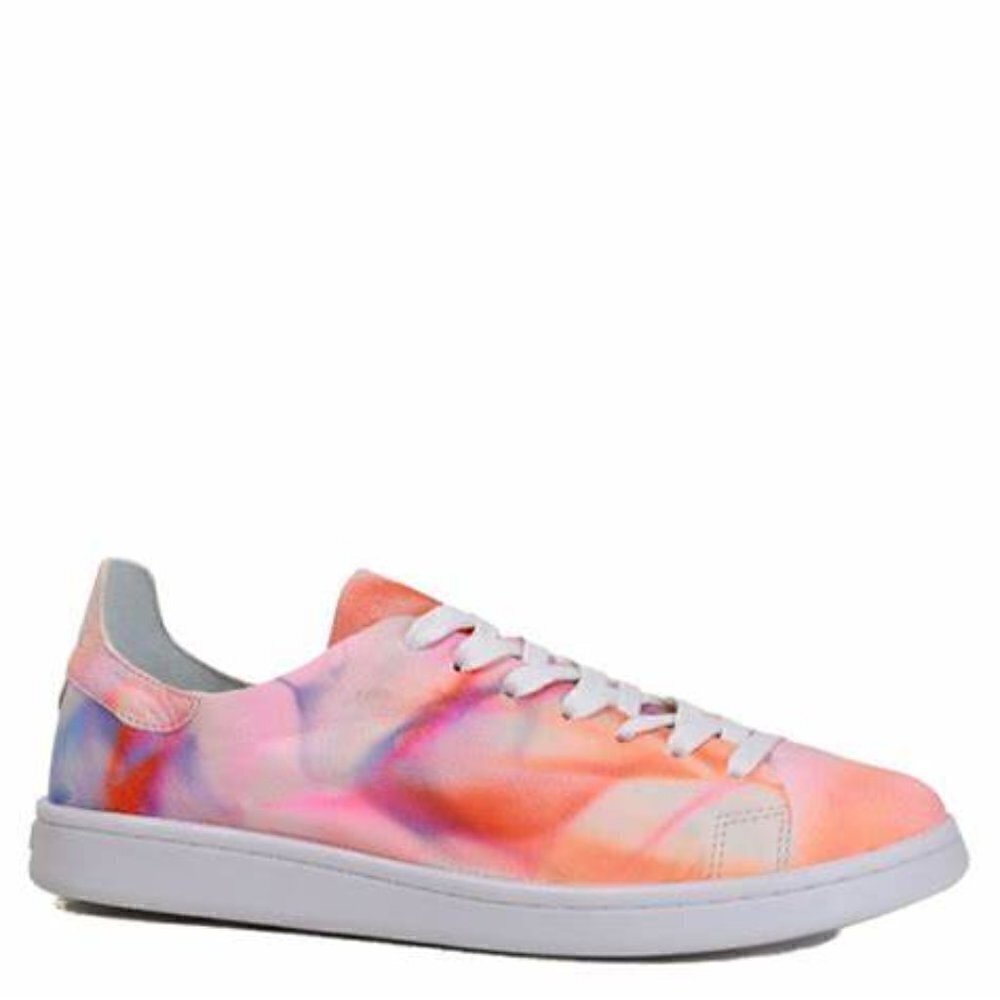 SCHUTZ Play Ofelia tie Dye Leather Lace Up Sneakers size 8